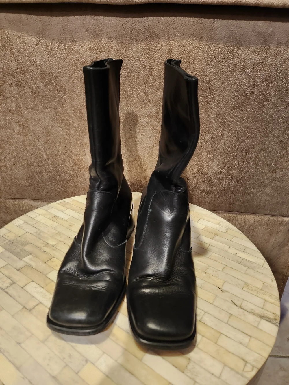 Coach Betsey leather boots size 7 - Picture 2 of 8